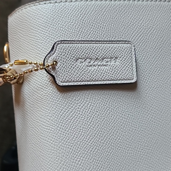 SOLD Coach Tilly Top Handle in Winter White/Chalk - Picture 10 of 10